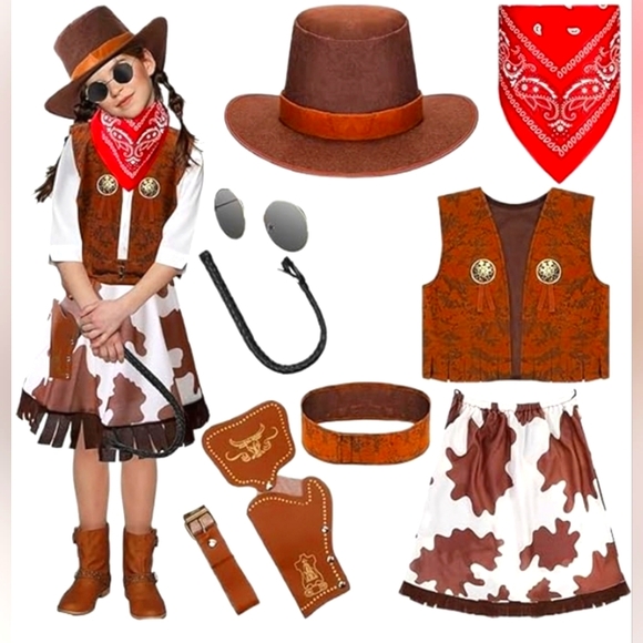 Panitay Other - Halloween Panitay Cowgirl Costume Set - girls, size L